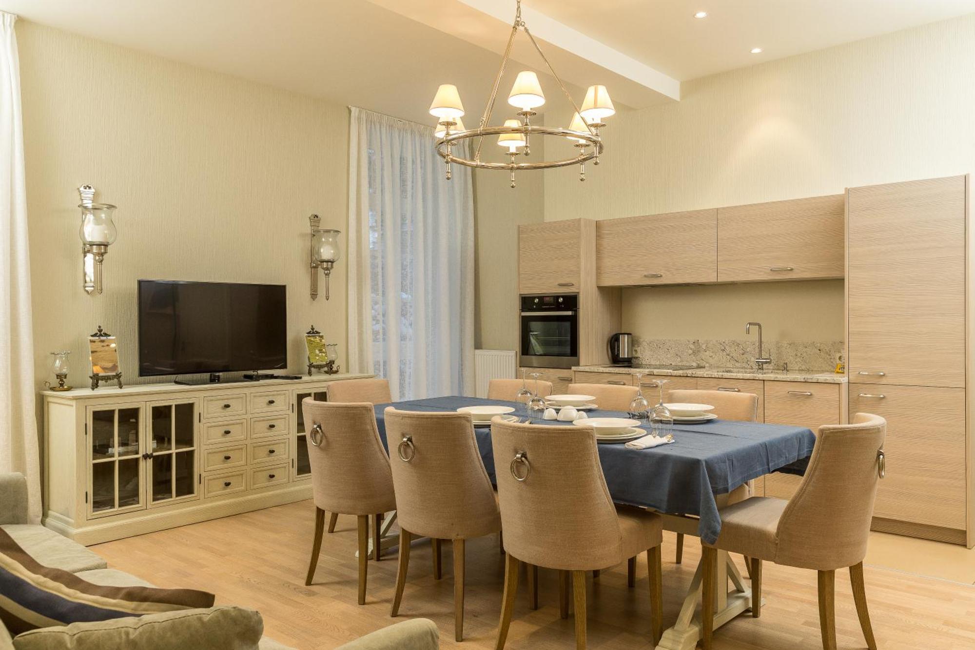 Wooden Villa Apartments Jūrkalne Oda fotoğraf